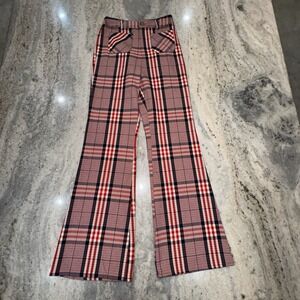 Forever 21 Women's Small 26x31 Tall Retro Flare Bell Bottom High Rise USA Pants